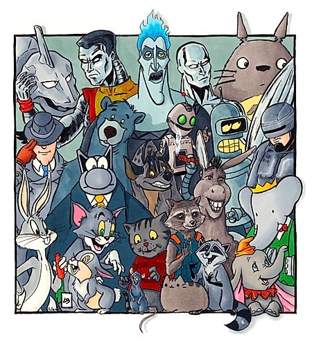 Grey Famous Characters