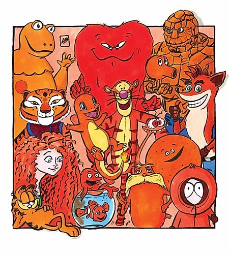 Orange Famous Characters