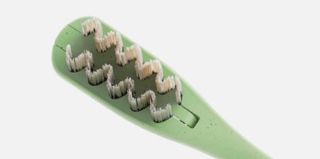Toothbrush with Replaceable Bristles