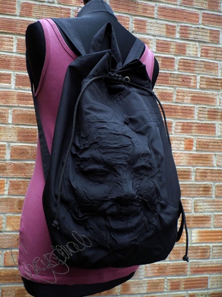 Petra Banyai Human Face Backpack