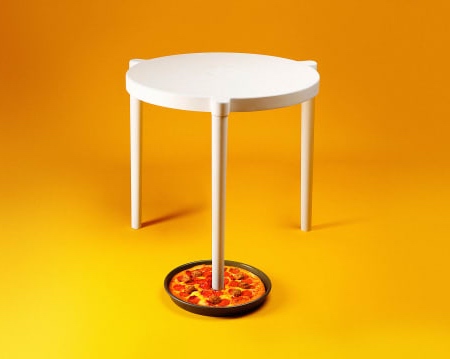 Real Pizza Hut Table