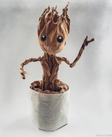 Baby Groot Origami