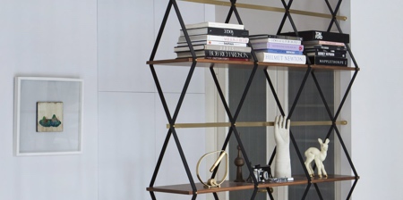 Hanging Shelves Room Divider