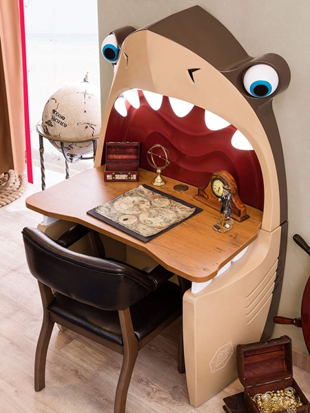 Kids Bedroom Shark Desk