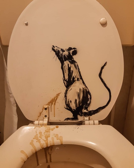 Banksy Toilet