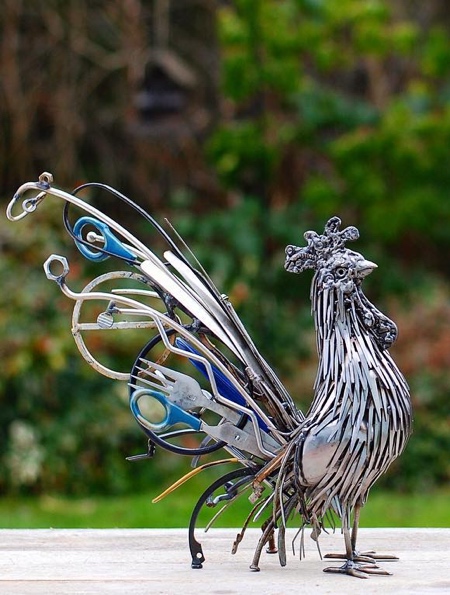 Reclaimed Metal Sculpture