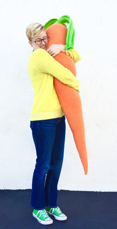 Giant Carrot Body Pillow