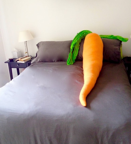 Large Carrot Pillow