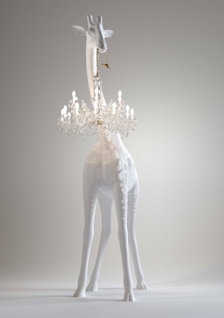 Qeeboo Giraffe in Love Chandelier