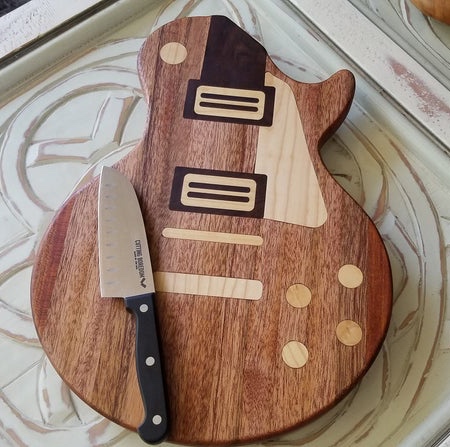 Guitar Cutting Board