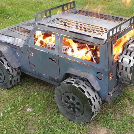 Jeep Wrangler Fireplace