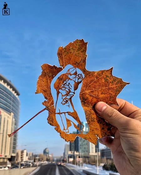 Kanat Nurtazin Leaf Art