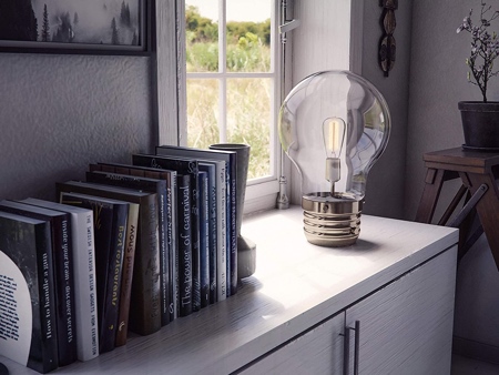 Lightbulb Table Lamp