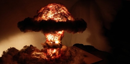 Nuclear Explosion Lamp