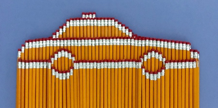 Pencil Stacking Art