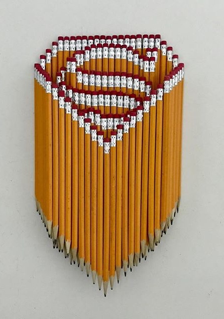 Stacked Pencils Art