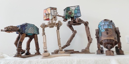 Stained Glass Star Wars Lamps