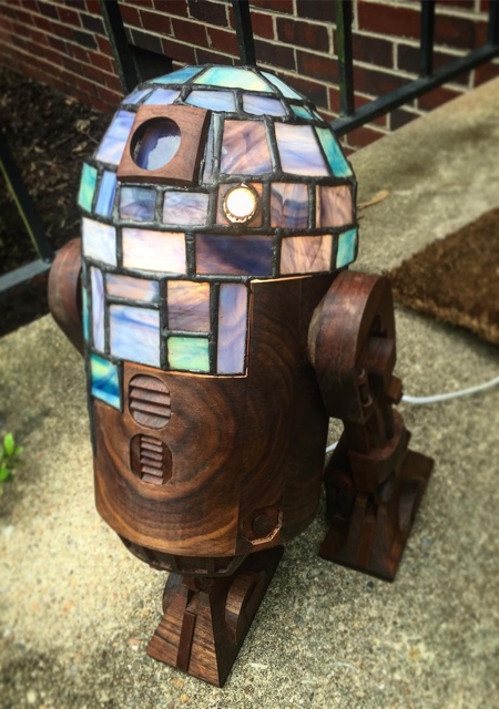 Stain Glass Star Wars Lamp