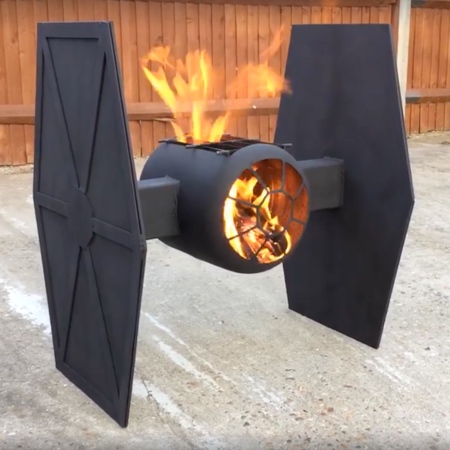 TIE Fighter Fire Pit