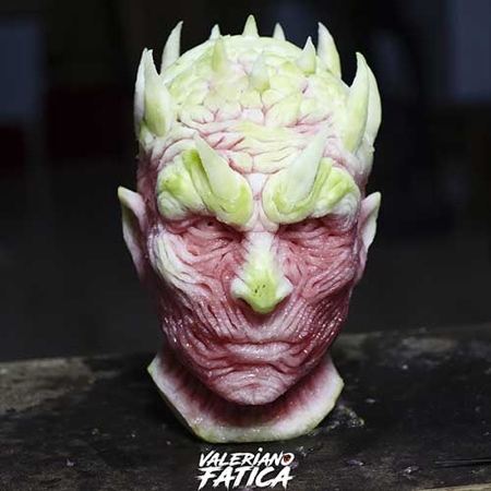 Valeriano Fatica Watermelon Carvings