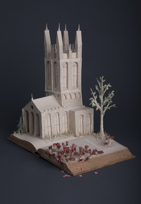 Bethany Bickley Book Sculptures