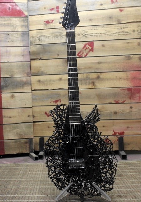Guitar Made out of Nails