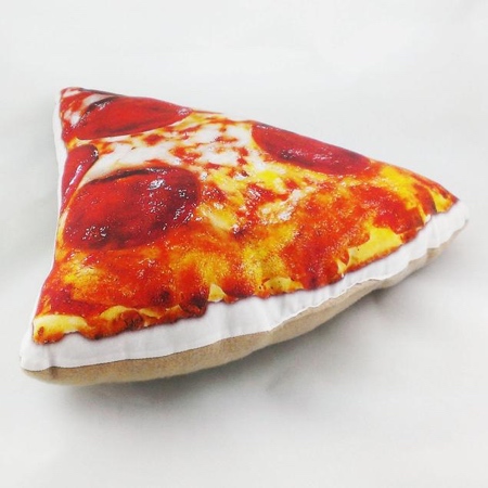 Pizza Slice Shaped Pillow