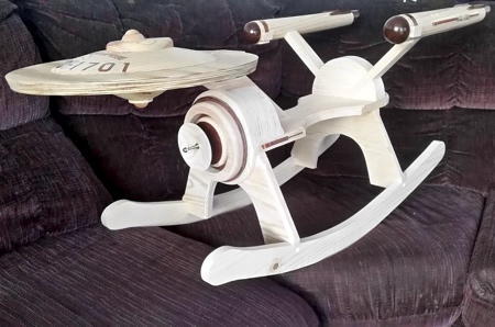 The Starship Enterprise Rocker