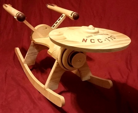 Starship Enterprise Rocker