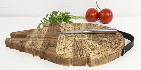 Millennium Falcon Cutting Board