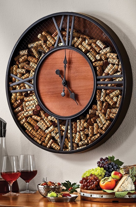 Wine Cork Clock