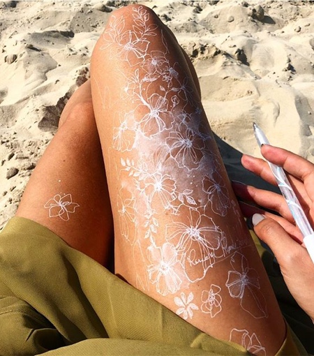 Drawing on Leg