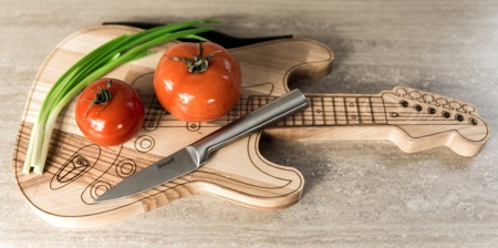 Guitar Cutting Board