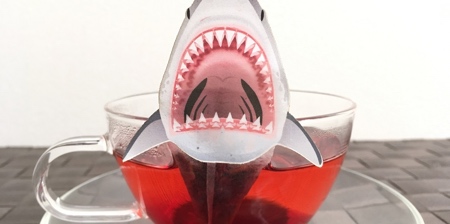 JAWS Shark Tea Bag