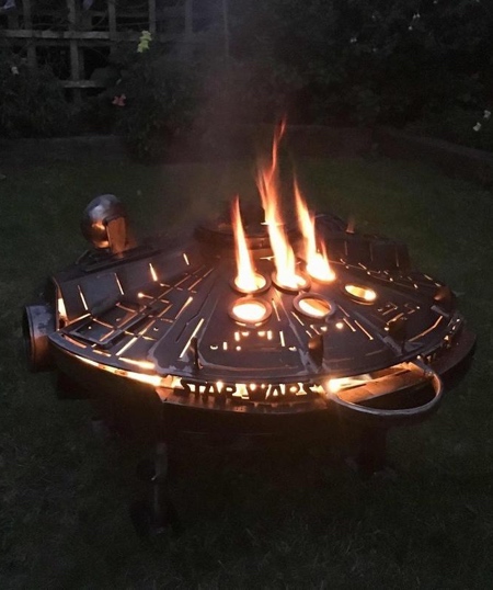 Millennium Falcon Wood Burner