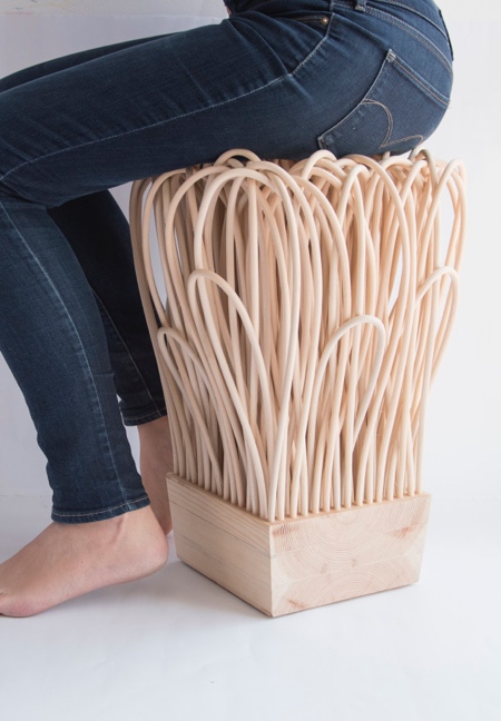 Wiktoria Szawiel Rattan Stool