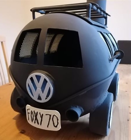 Volkswagen Bus Wood Burner