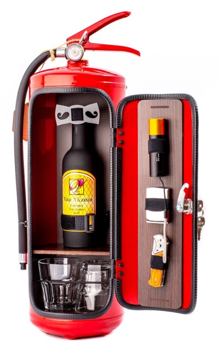 JerryCanBar Fire Extinguisher Mini Bar