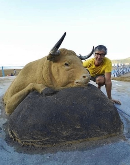 Realistic Sand Sculpture