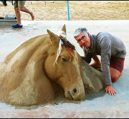 Andoni Bastarrika Realistic Sand Sculpture