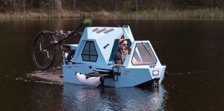 Amphibious Tricycle Camper