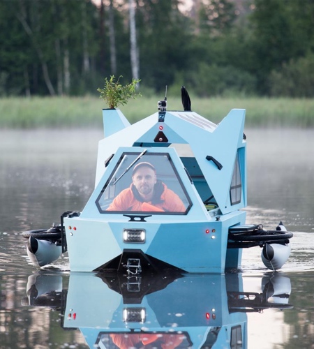 Z-TRITON Amphibious E-Tricycle Camper