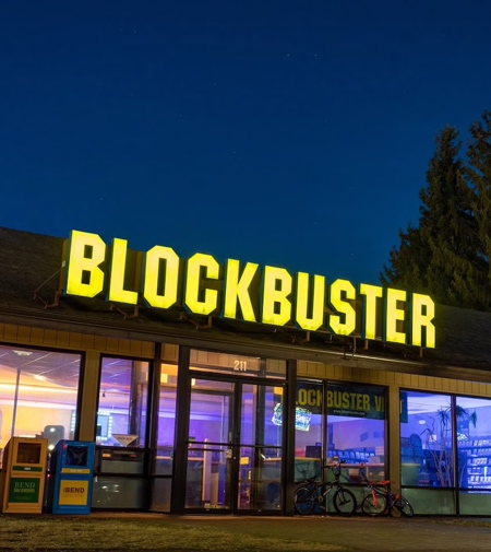 BLOCKBUSTER Store Hotel