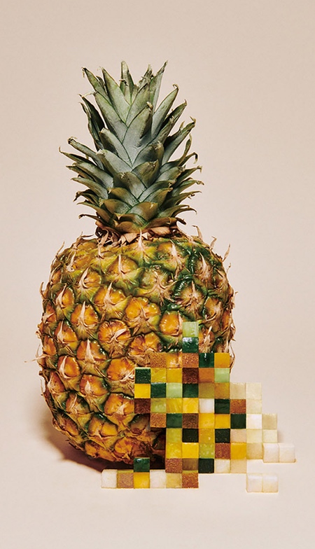 Yuni Yoshida Pixelated Food Art