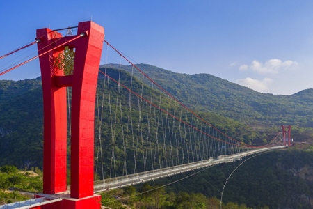 Glass Floor Suspension Bridge