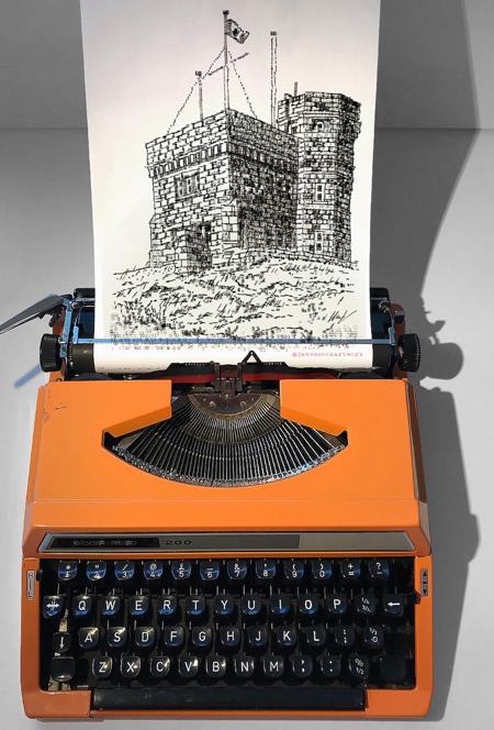 Typewriter Artist James Cook