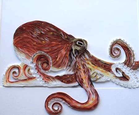 Rebekah Jenkins 3D Paper Strips Art