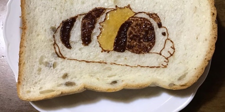 Toast Art on Bread