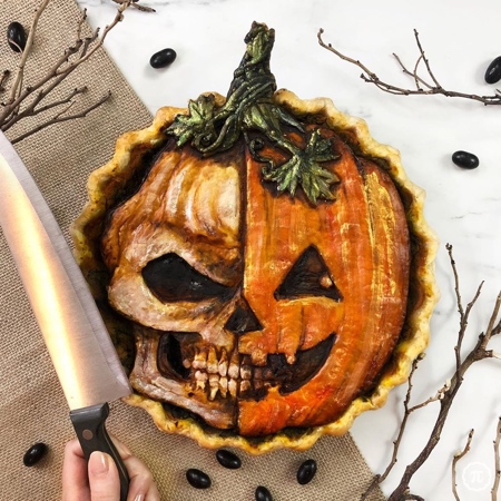 Scary Pie for Halloween