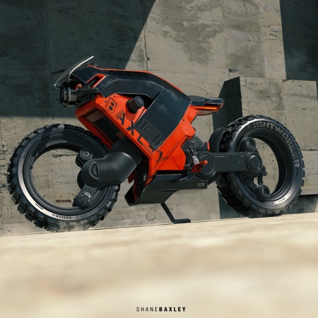 Hubless Motorcycle Concept